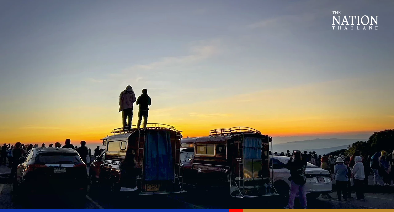 Chiang Mai’s Doi Inthanon dons its winter cape of frost