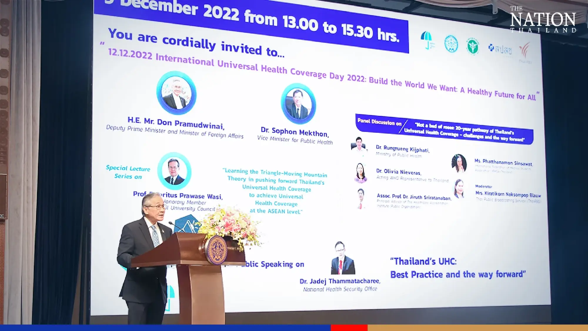 Thailand commemorates International Universal Health Coverage Day 2022