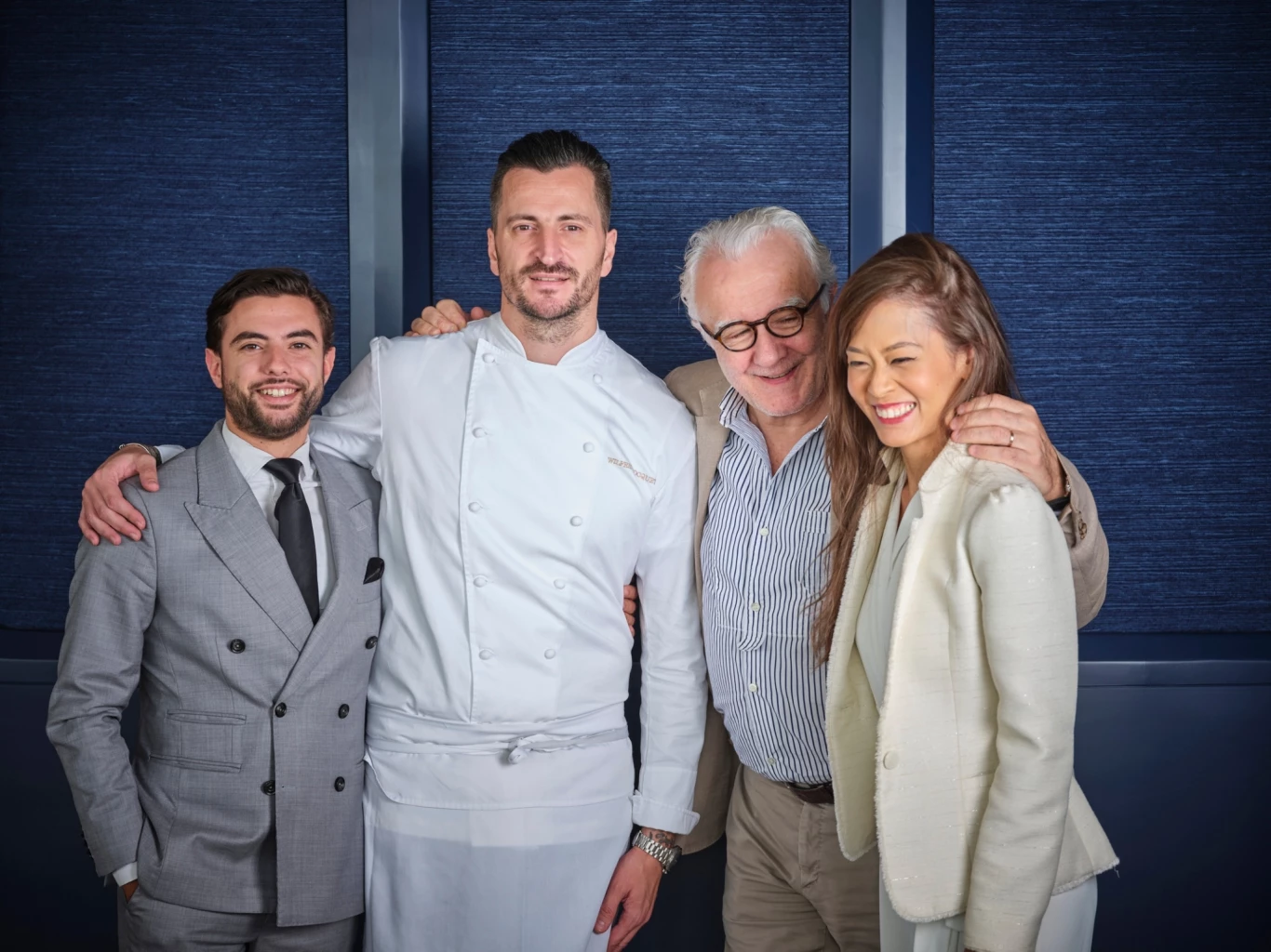 Blue by Alain Ducasse celebrates third anniversary  and third consecutive Michelin star in style with presence of the legend “Alain Ducasse”