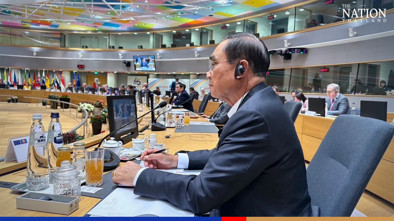 Prayut calls for constructive cooperation as Asean-EU summit wraps up in Brussels
