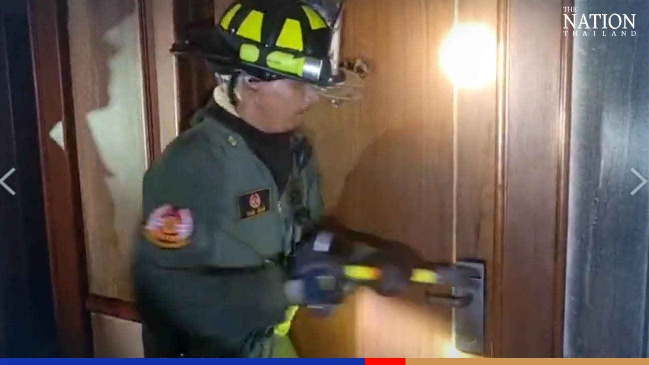 Rescue workers search for victims on higher floors of hotel after deadly Poipet casino blaze