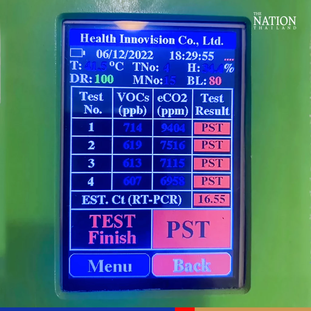 Thai experts working on breathalyser to screen Covid-19 patients