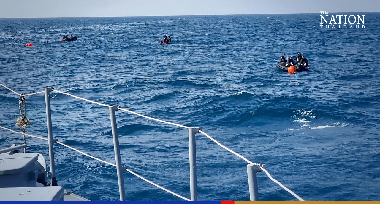 2 more bodies found near HTMS Sukhothai wreckage site, 16 still missing