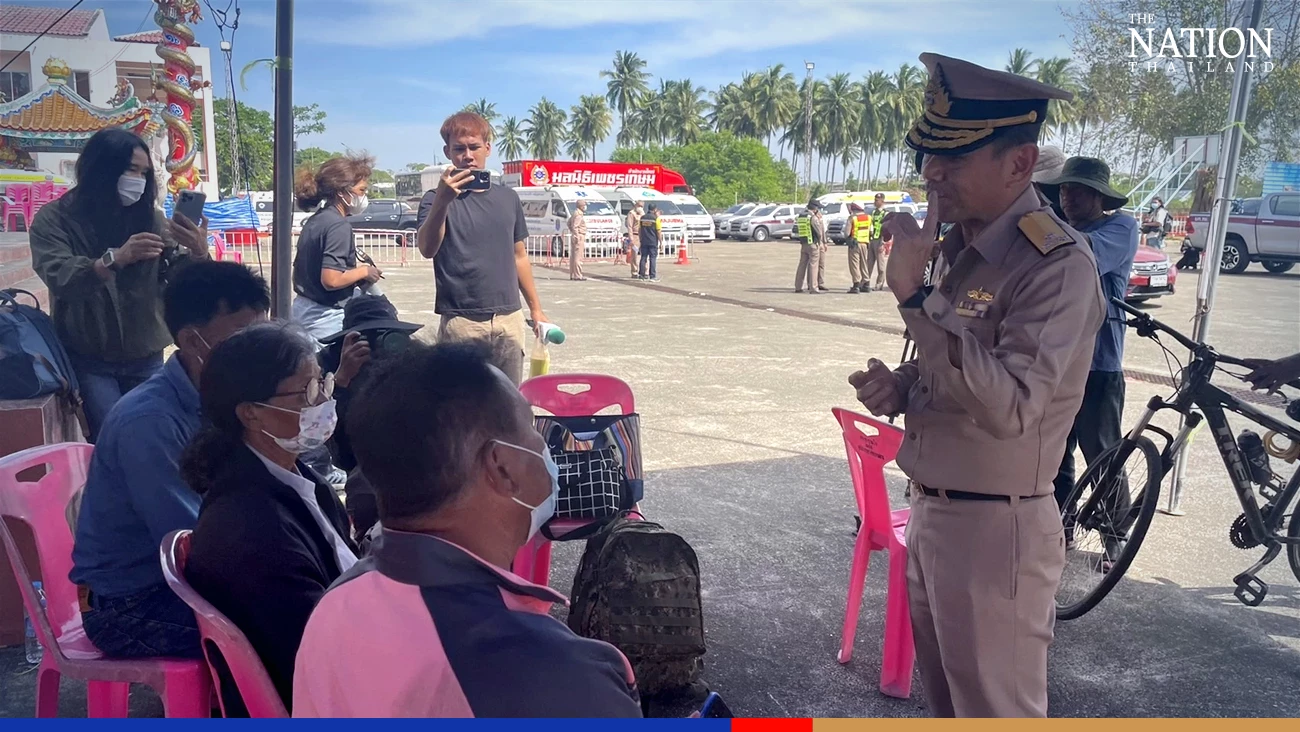 Religious rites held at Sattahip Naval Base for sailors who died at sea