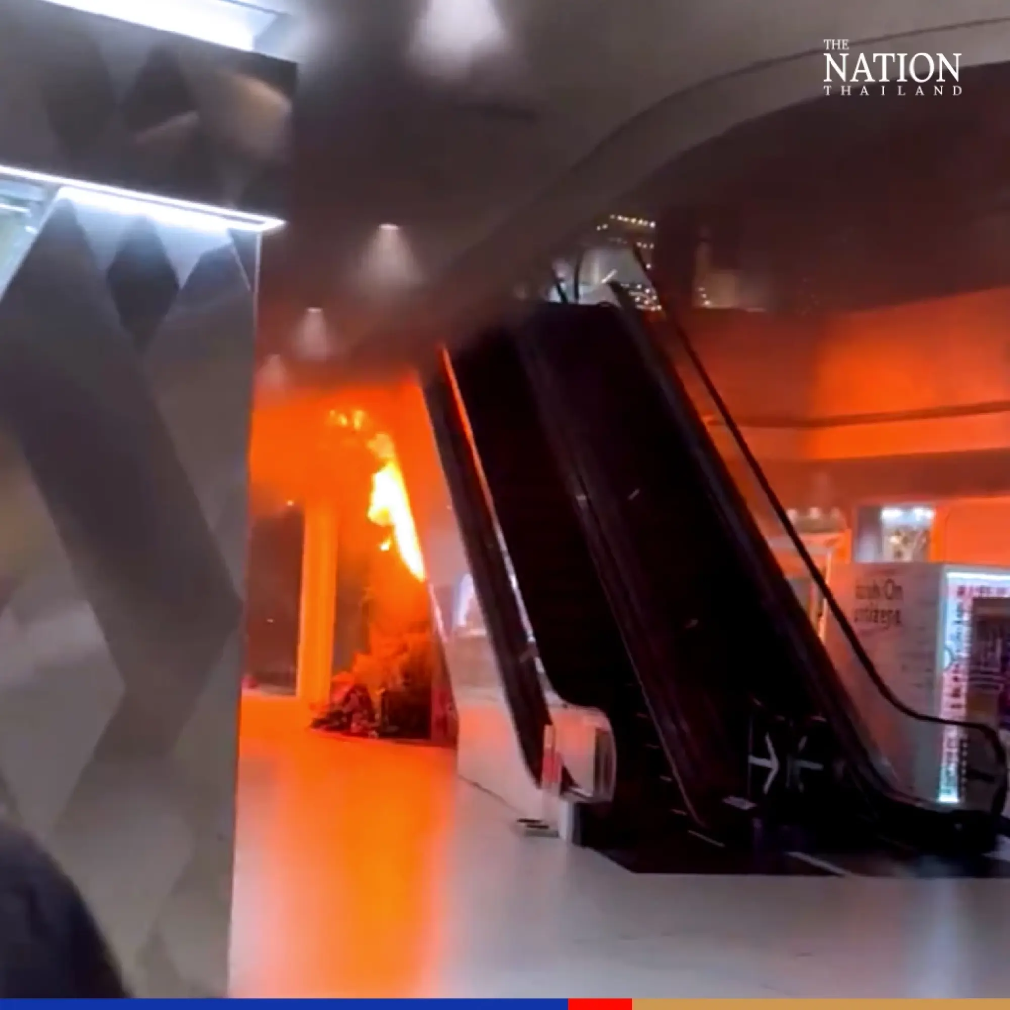 Shoppers flee in panic after brief fire at Central World