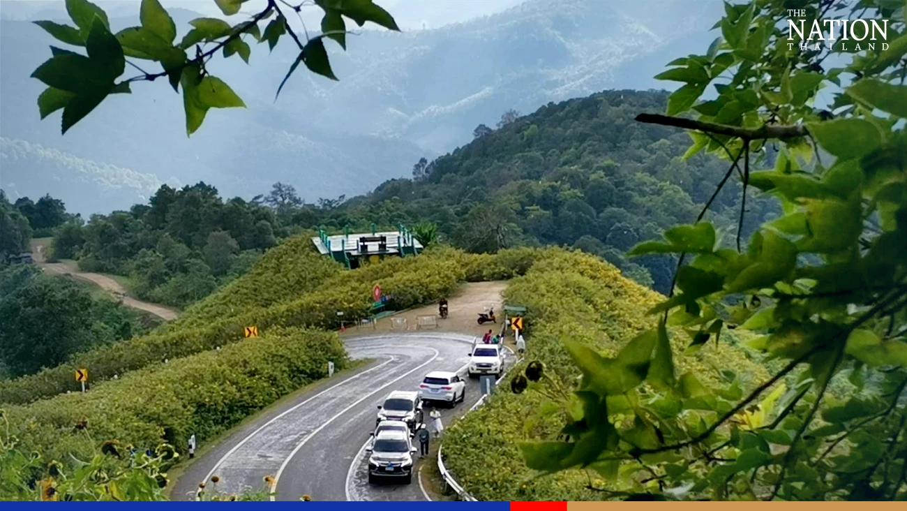 Visitors sleep in cars as ‘Switzerland of Thailand’ overflows during chilly long weekend
