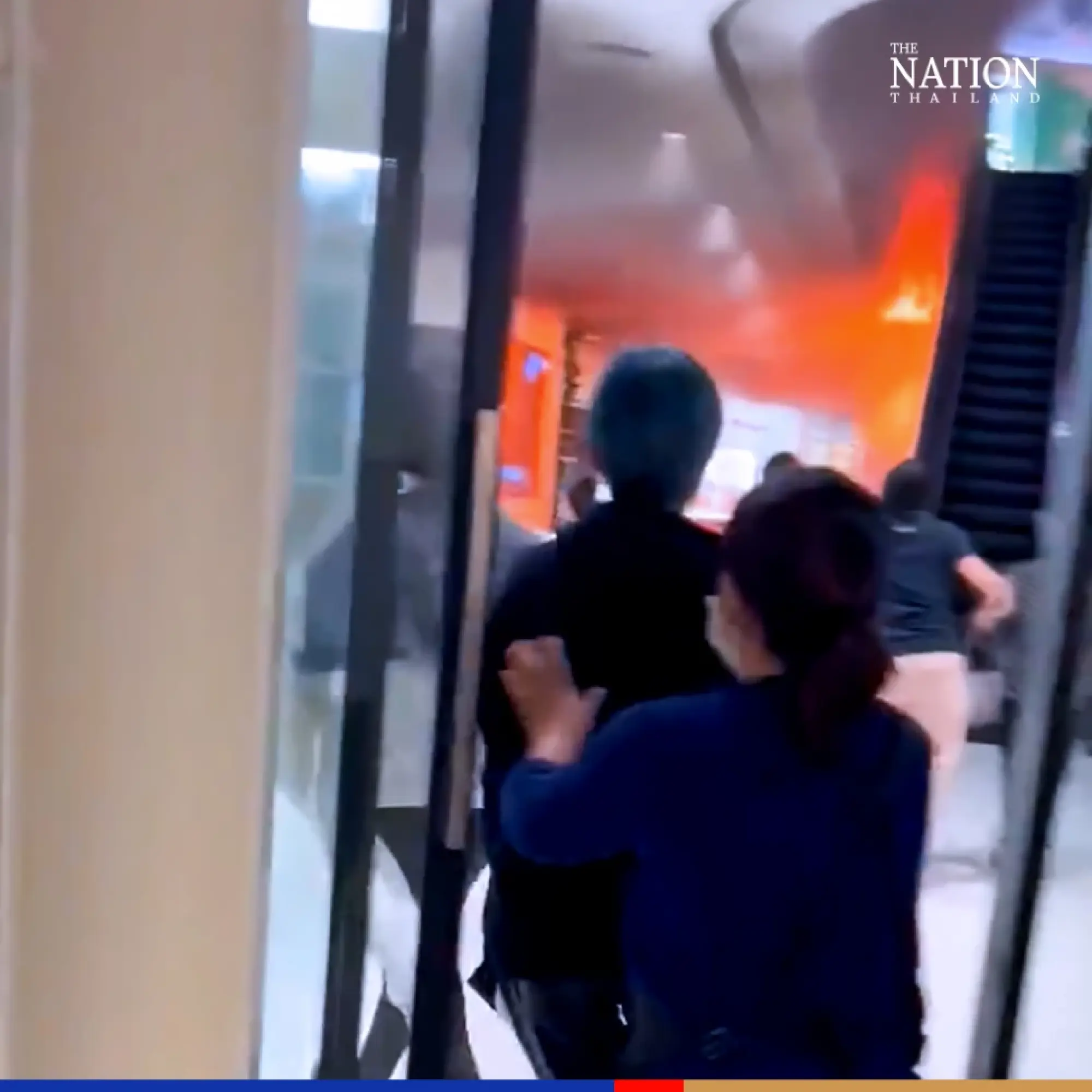 Shoppers flee in panic after brief fire at Central World
