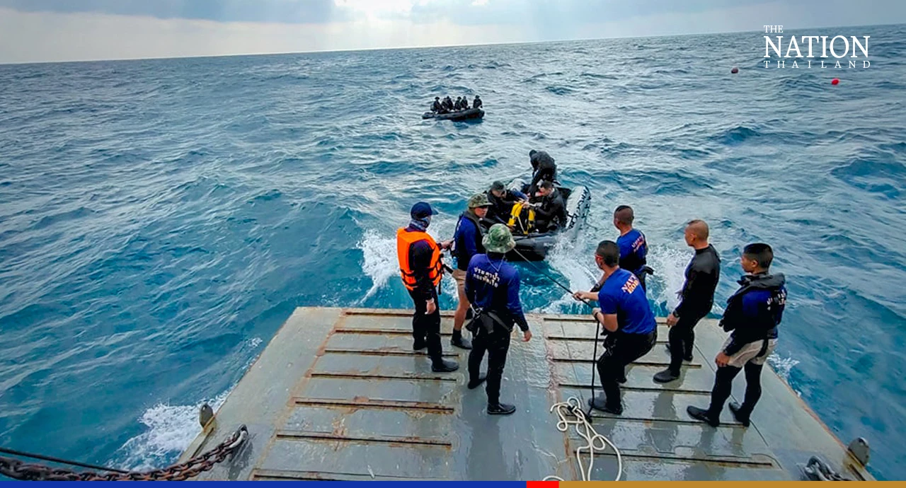 Thai navy intensifies hunt for 8 missing HTMS Sukhothai crew