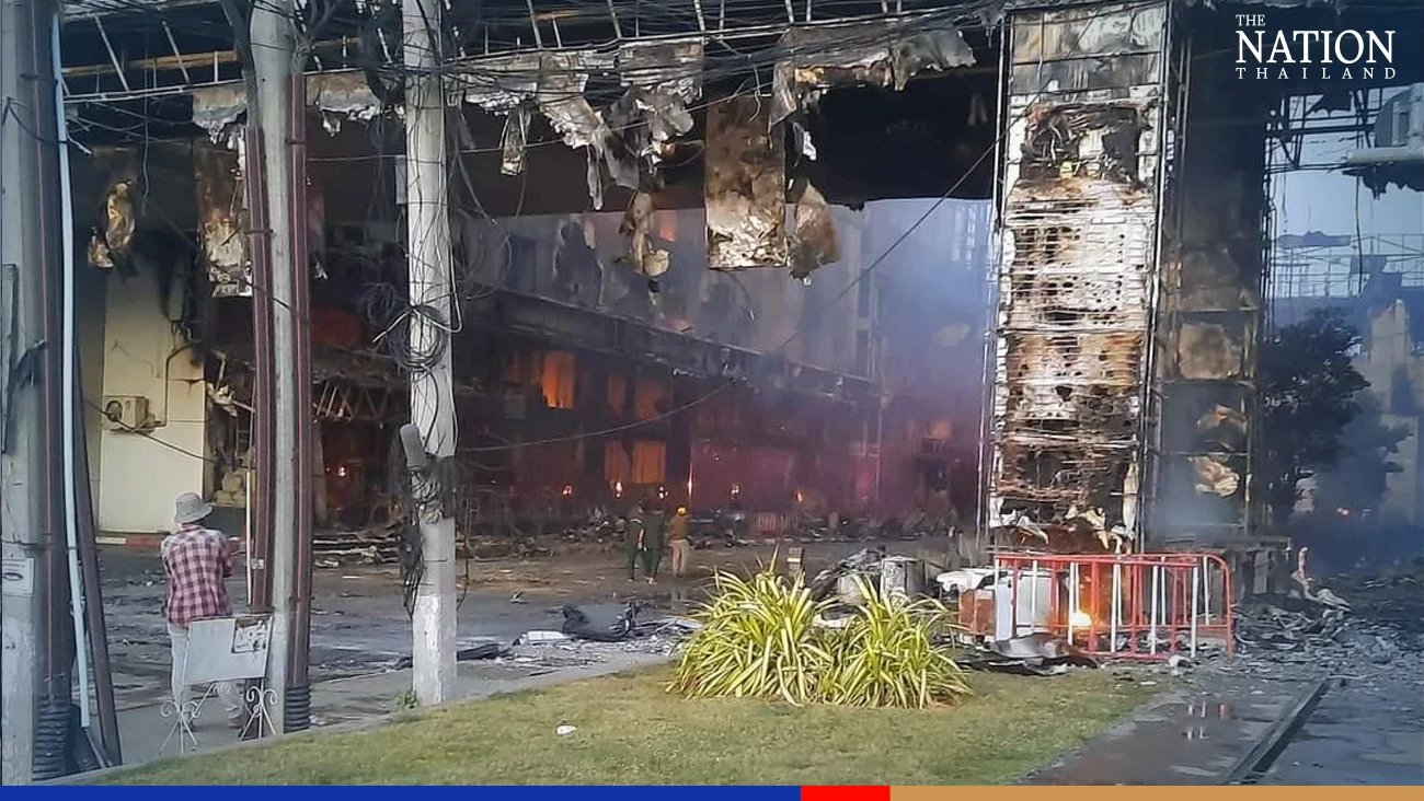 At least 10 feared dead in Poipet casino inferno as people jump from 5th floor