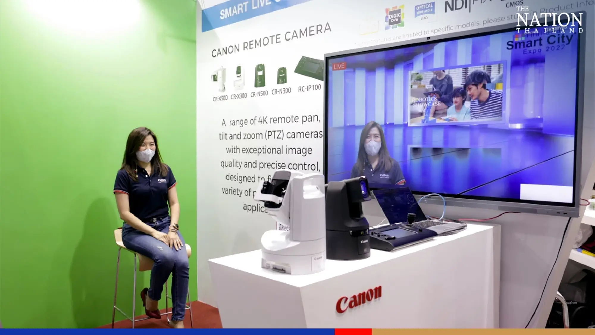 Canon offers blast from the future at Thailand Smart City Expo 2022