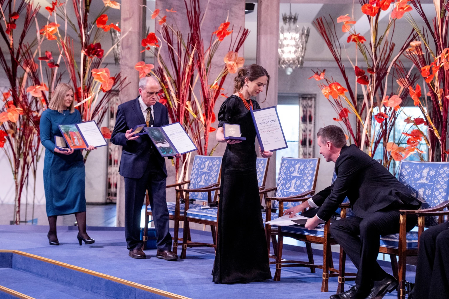 Nobel awards take place in Stockholm with full glitz and glamour