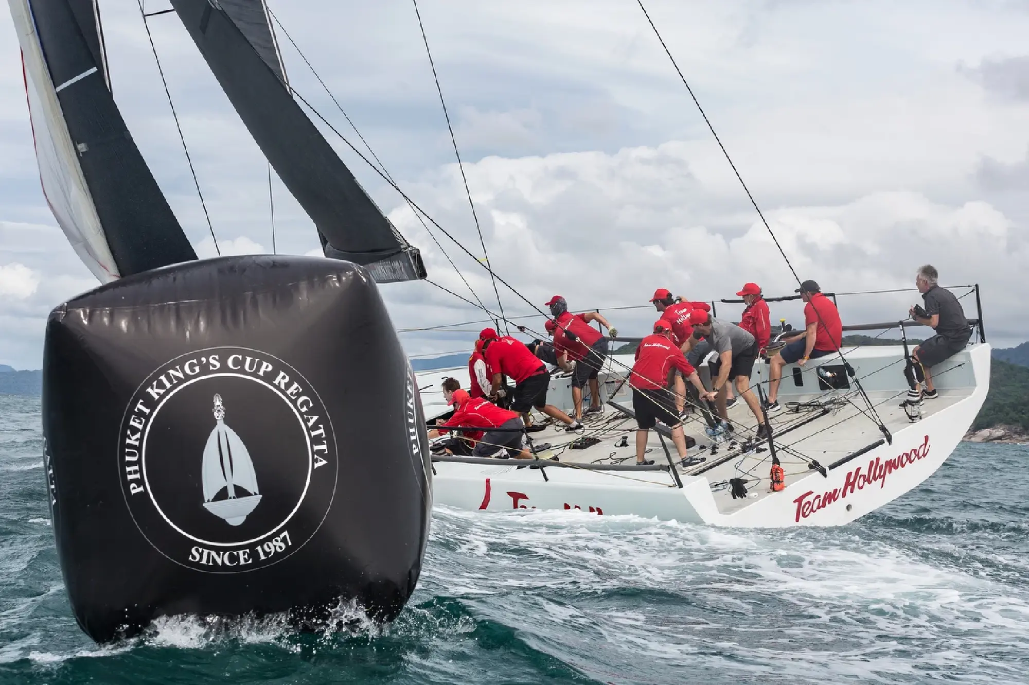 Good gusts welcome start of keelboat racing in 34th Phuket King’s Cup Regatta