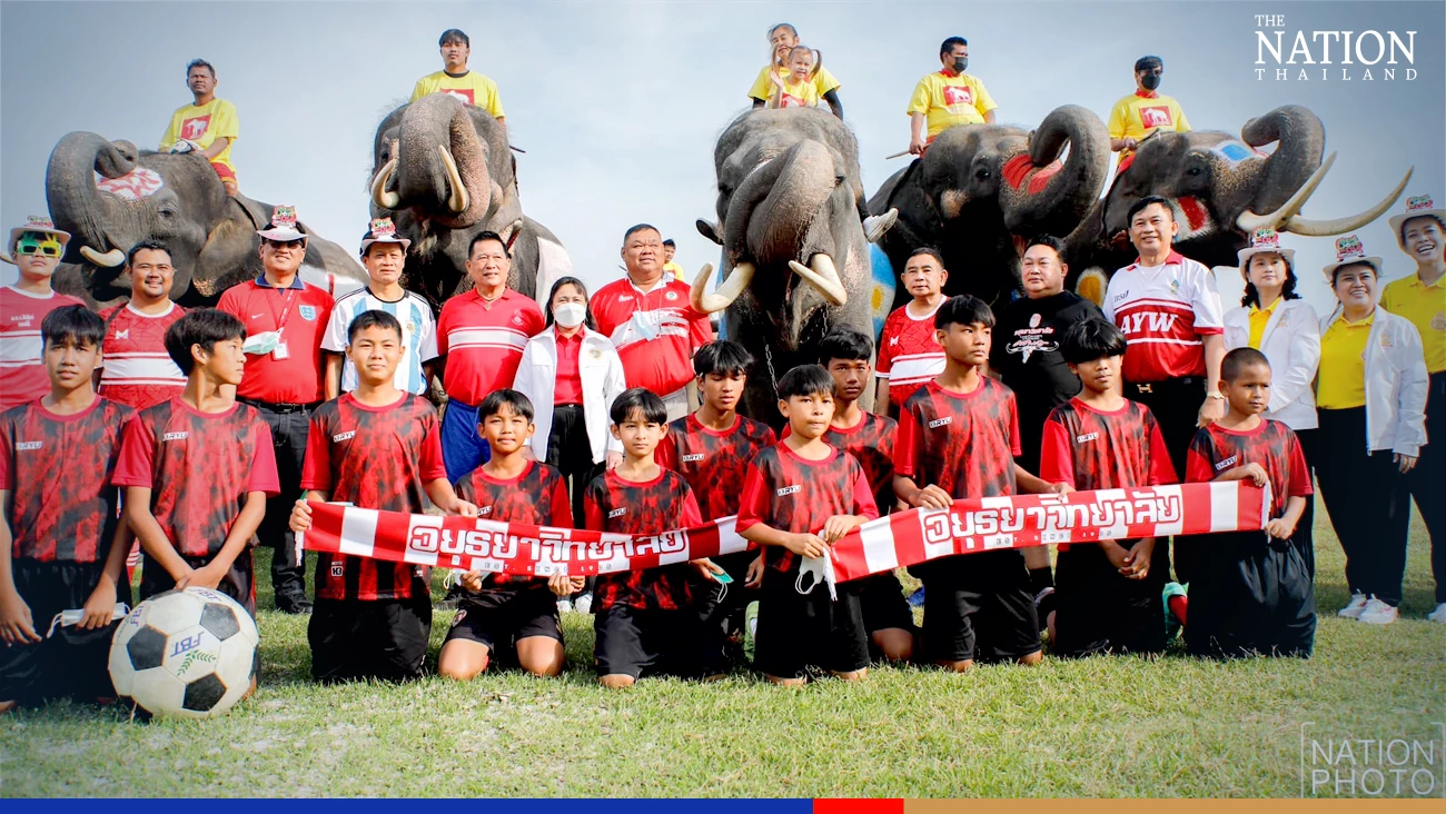 Ayutthaya kids recreate Fifa World Cup, Thai style