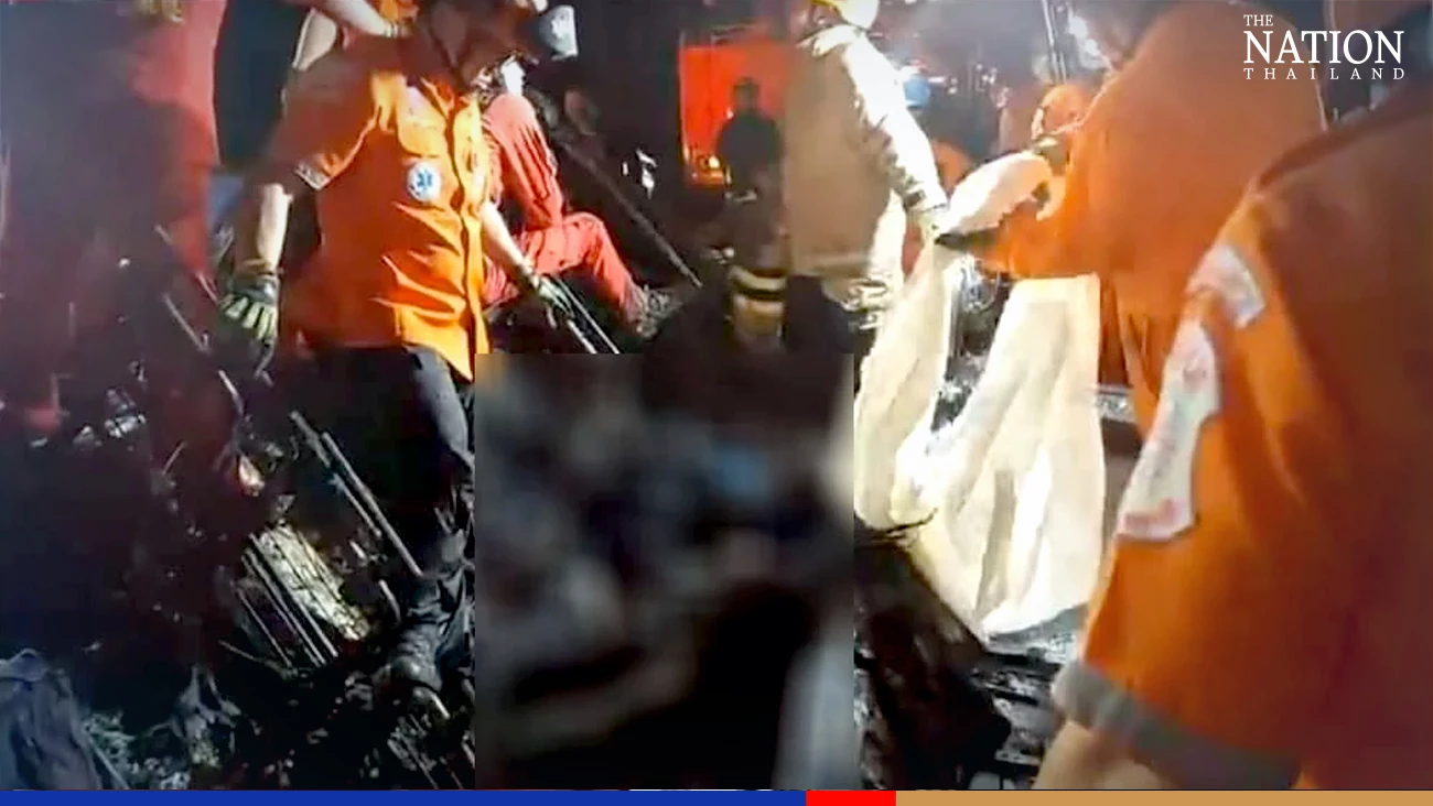 Teenager survives bus fire in Nakhon Ratchasima, 11 killed