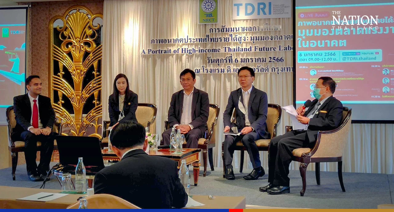 Thailand needs greater emphasis on digital skills to become high-income country: TDRI
