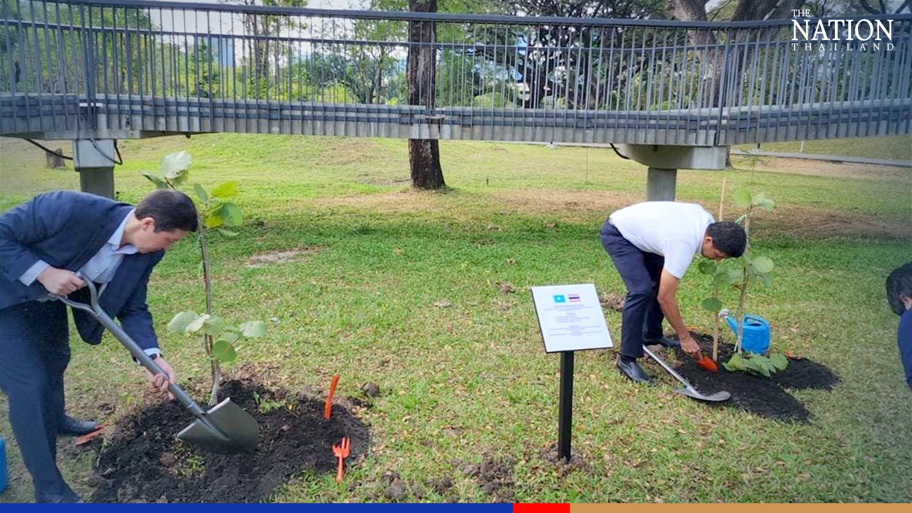 Kazakhstan and Thailand mark three decades of ties with tree planting