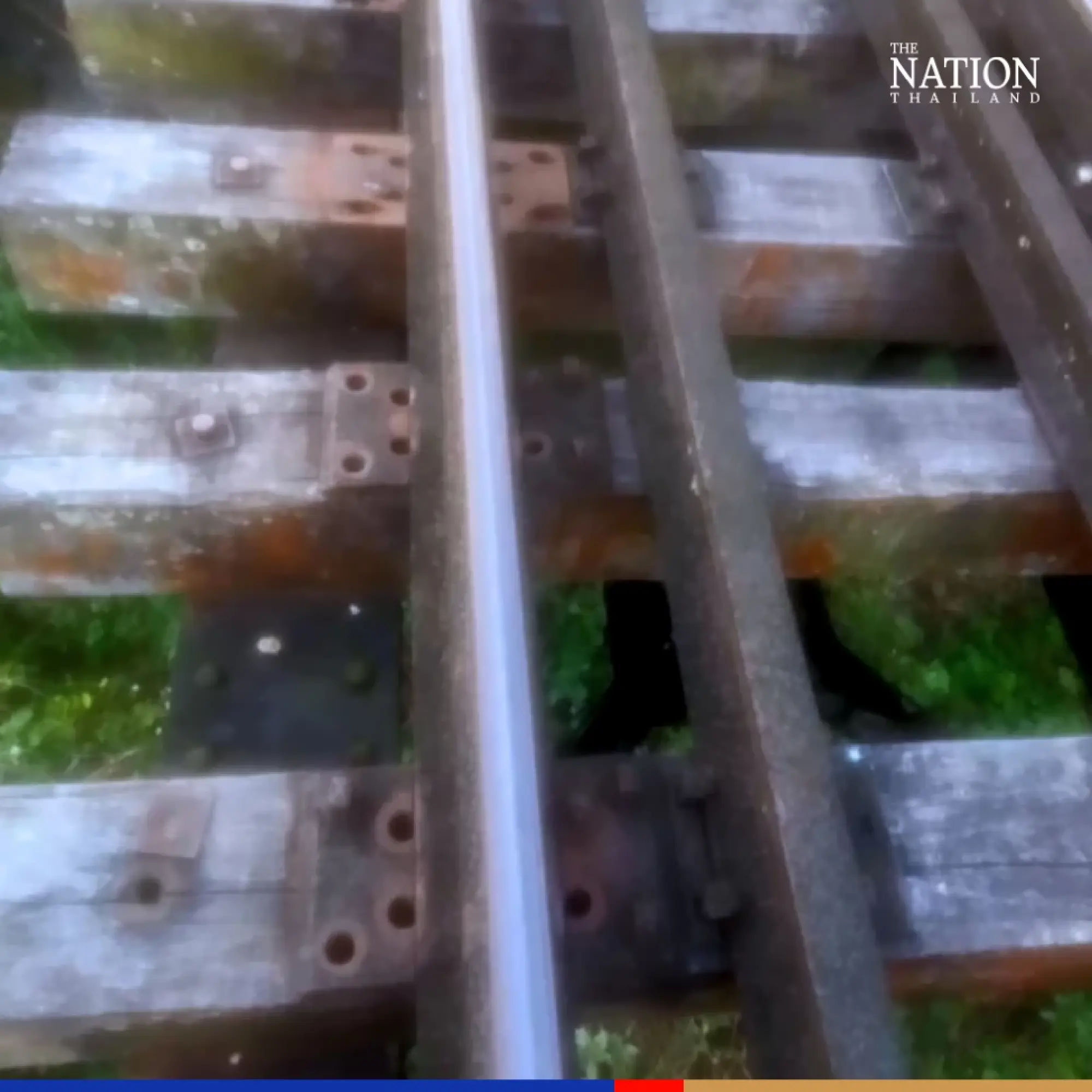 Train service briefly delayed in Songkhla after bolts stolen from tracks