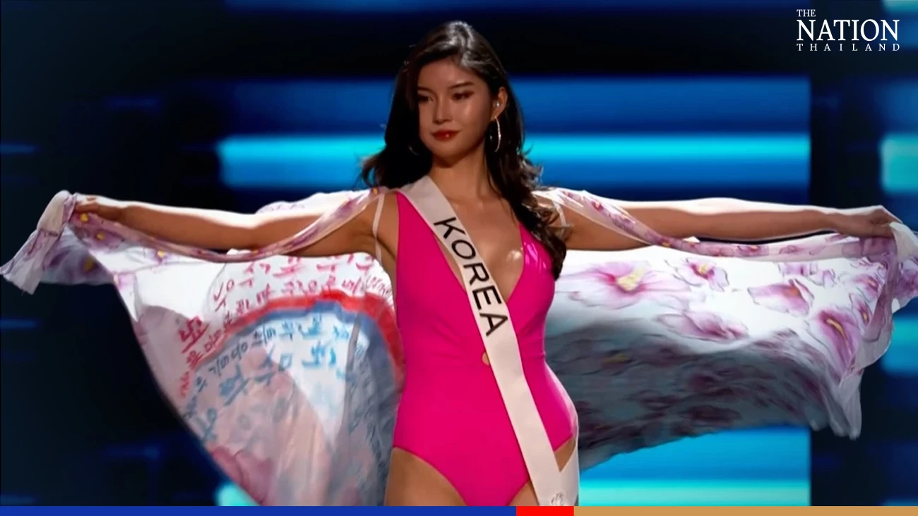 Thai Miss Universe hopeful uses shawl to celebrate unity in racial diversity