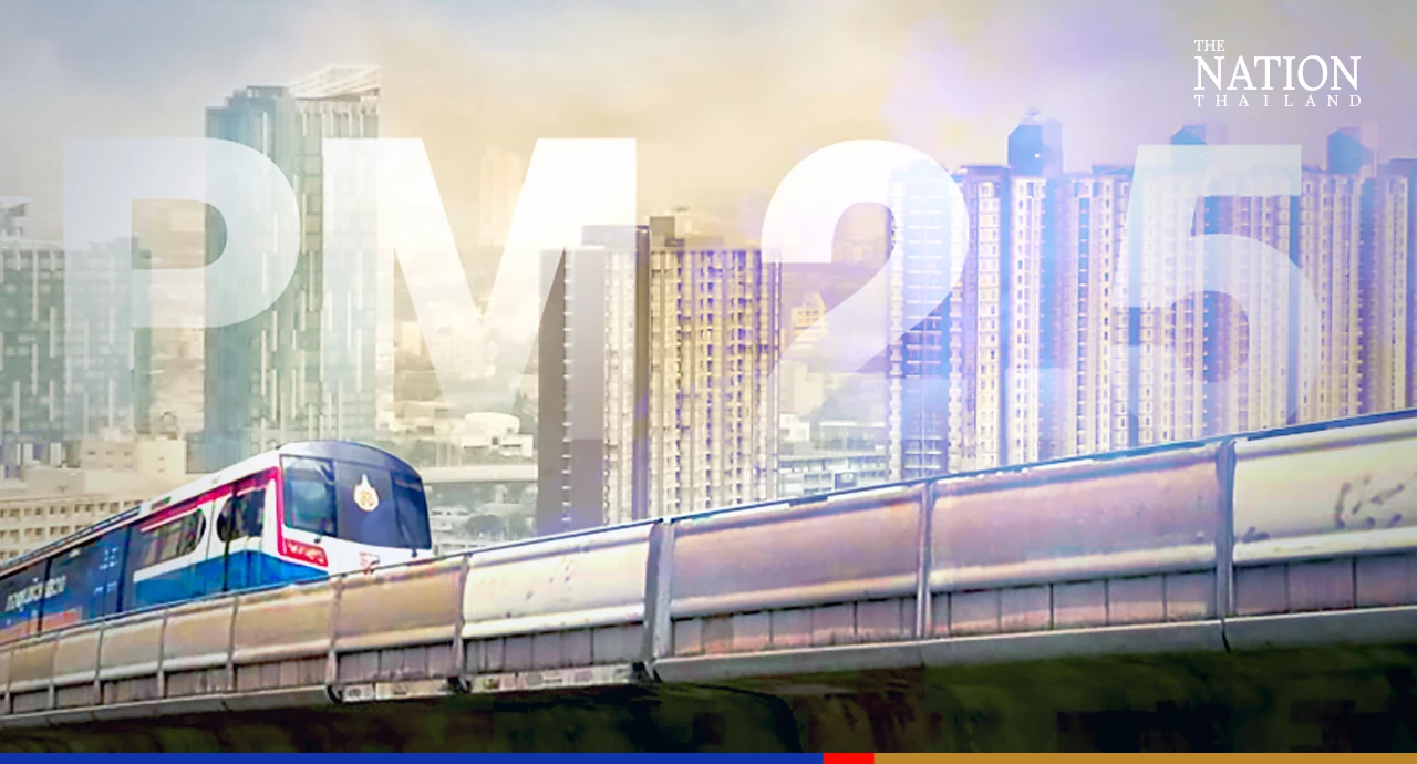 PM2.5 pollution hits unsafe levels in 19 Bangkok districts