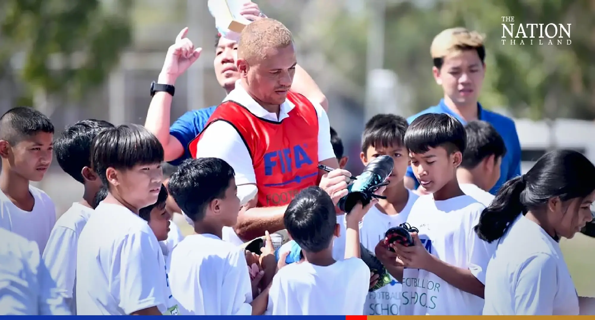 Man U legend Wes Brown kicks off ‘Fifa for Schools’ in Thailand
