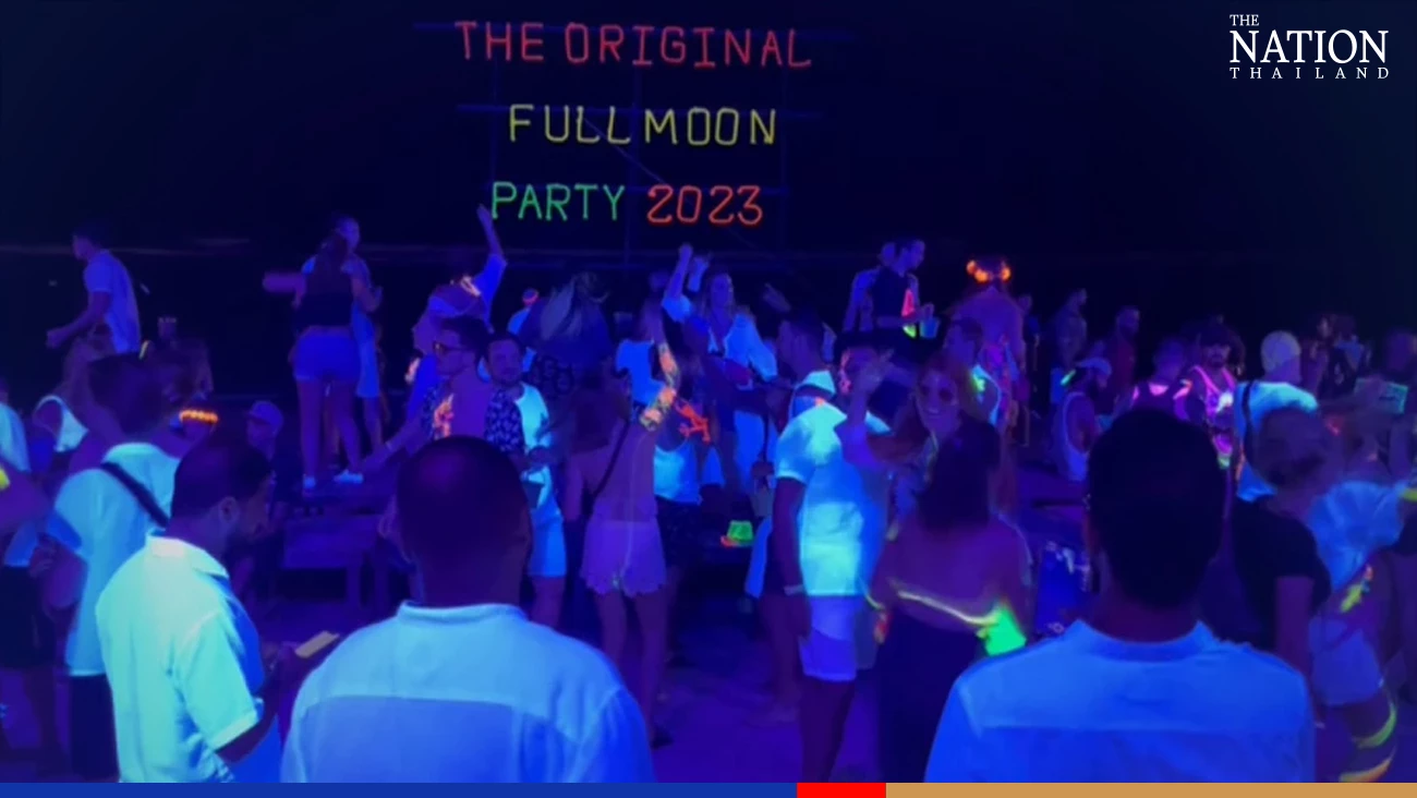 First full moon of 2023 draws 20,000 ravers to Pha-ngan's white-sand mecca