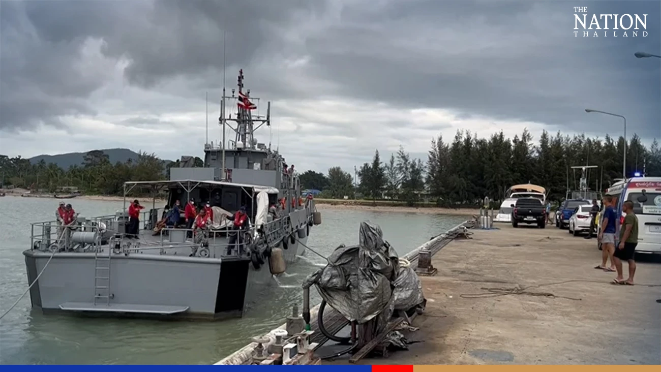 Tugboat capsizes in choppy Gulf of Thailand, all crew members rescued