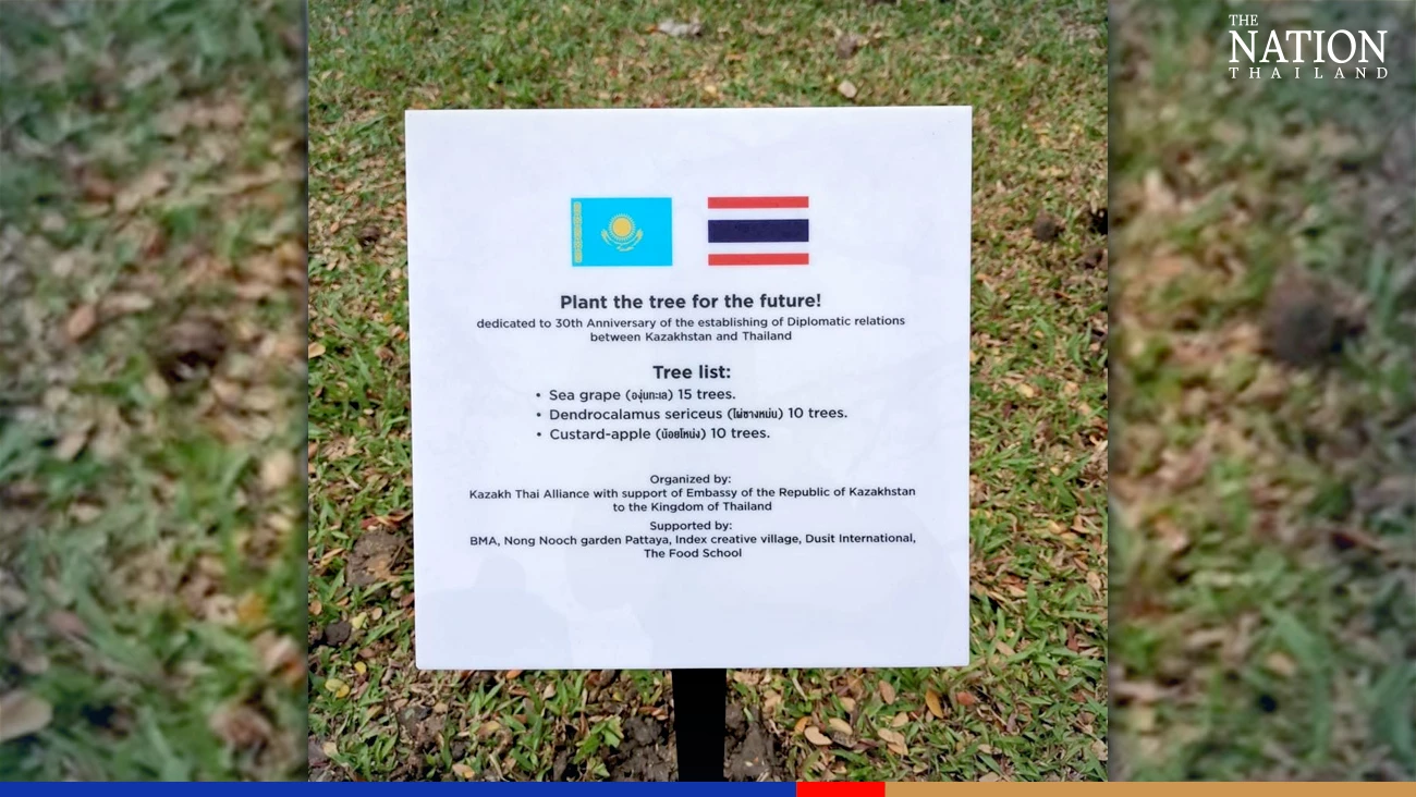 Kazakhstan and Thailand mark three decades of ties with tree planting