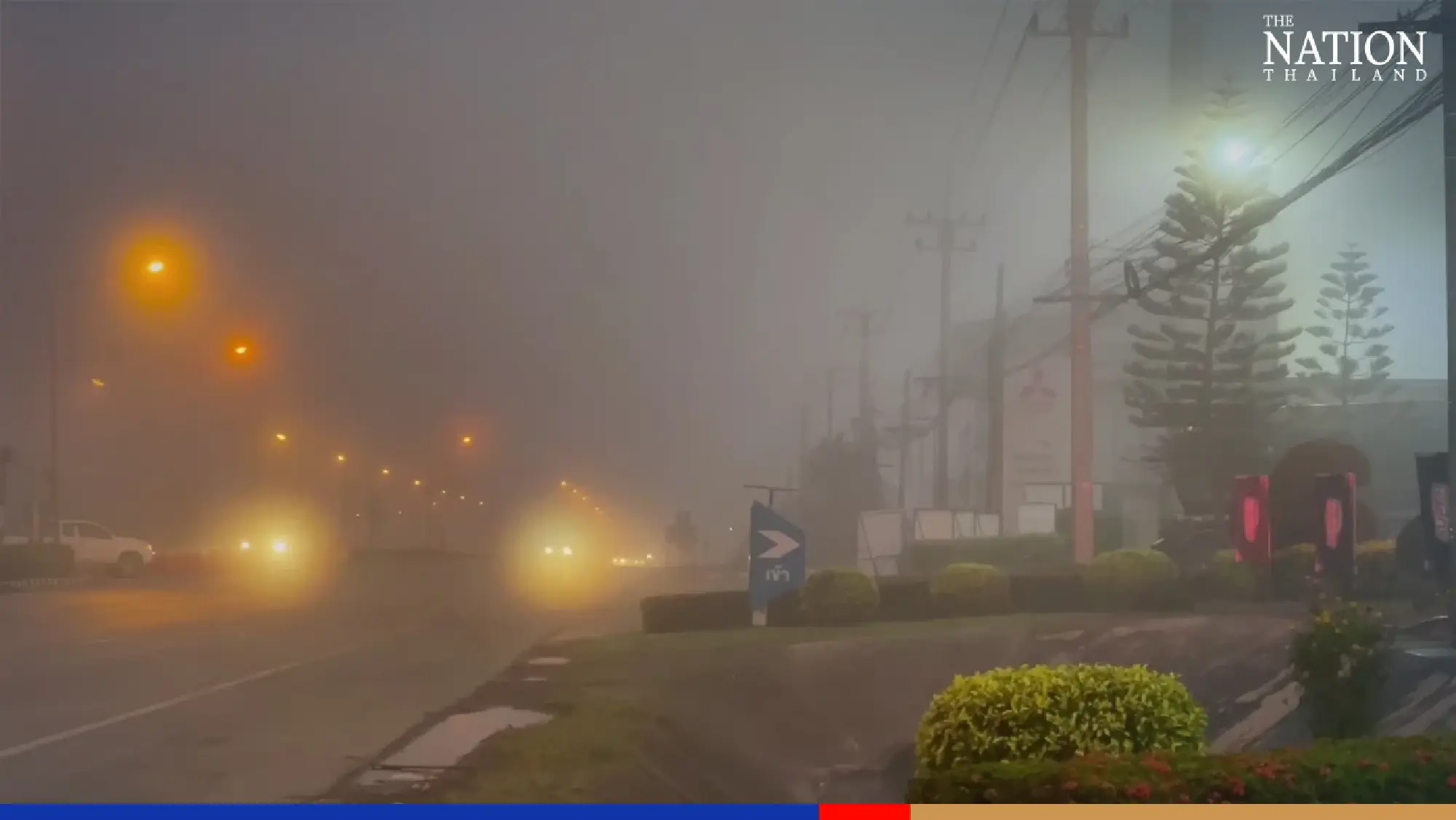 Life slows down as heavy fog blankets Northeast Thailand