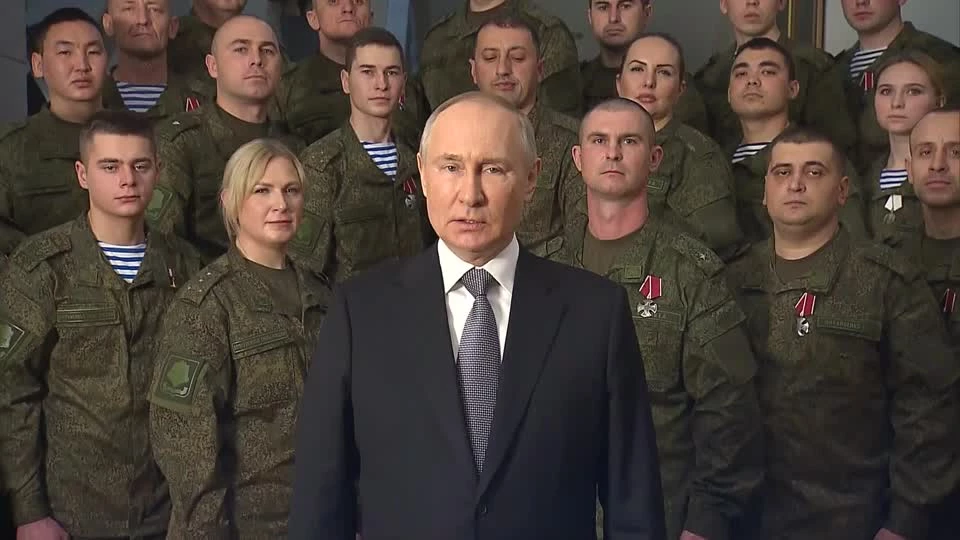 Putin addresses nation, says 2022 was year of "difficult but necessary decisions"