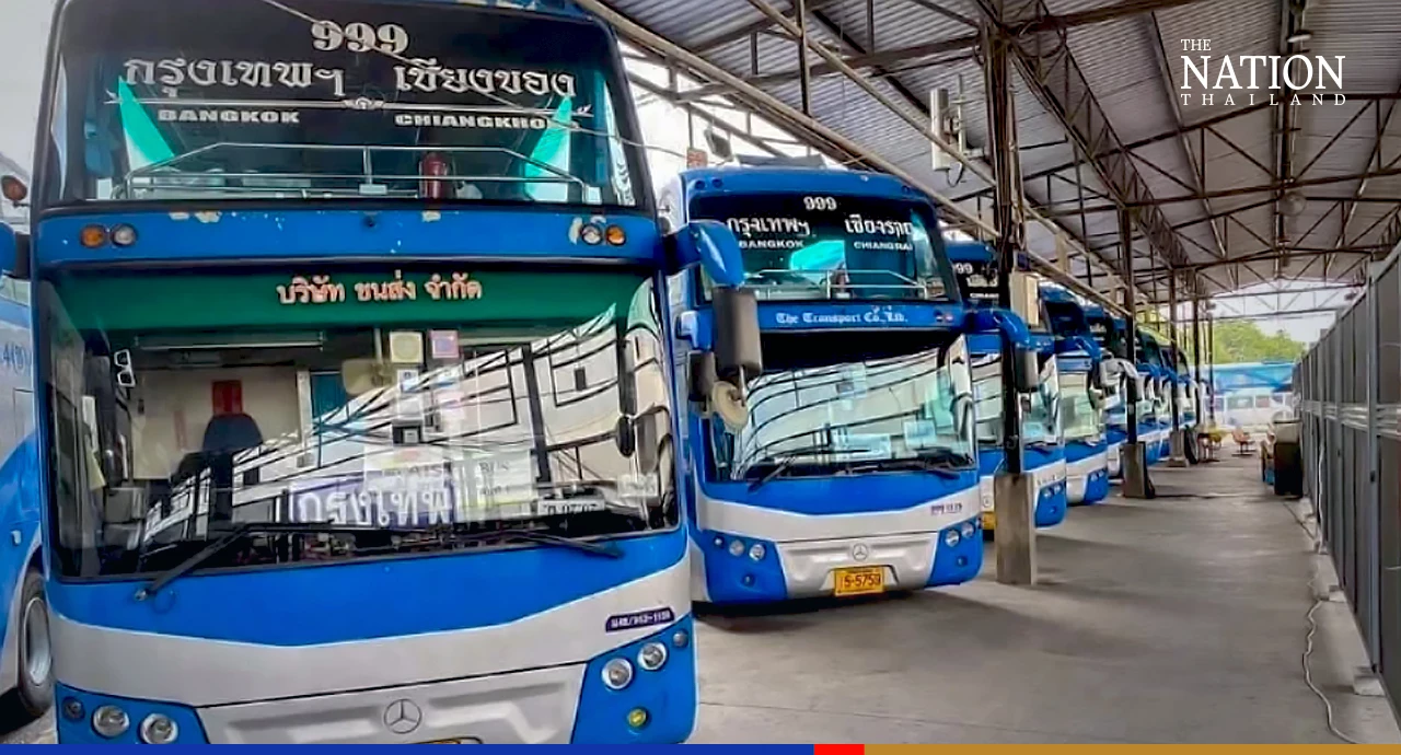 4,000 buses/vans to arrive in Bangkok today as New Year holiday ends