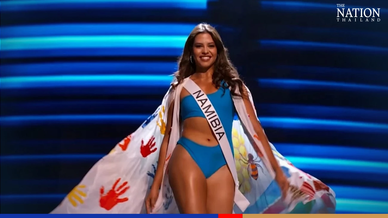 Thai Miss Universe hopeful uses shawl to celebrate unity in racial diversity