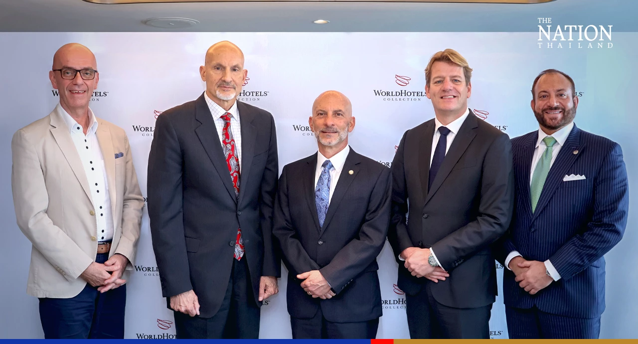 [From left to right] Mr. Olivier Berrivin, VP, International Operations ASPAC, Mr. Larry Cuculic, President & CEO, BWH Hotel Group, Mr. Ron Polh, President, International Operations & WorldHotels, Mr. Wytze VanDenBerg, VP,International Operation EMEA,  and Mr. Gregory Habeeb, President, North American WorldHotels.