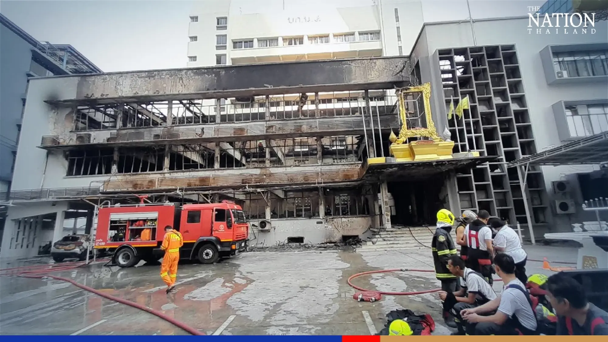 Short circuit blamed for blaze at police headquarters