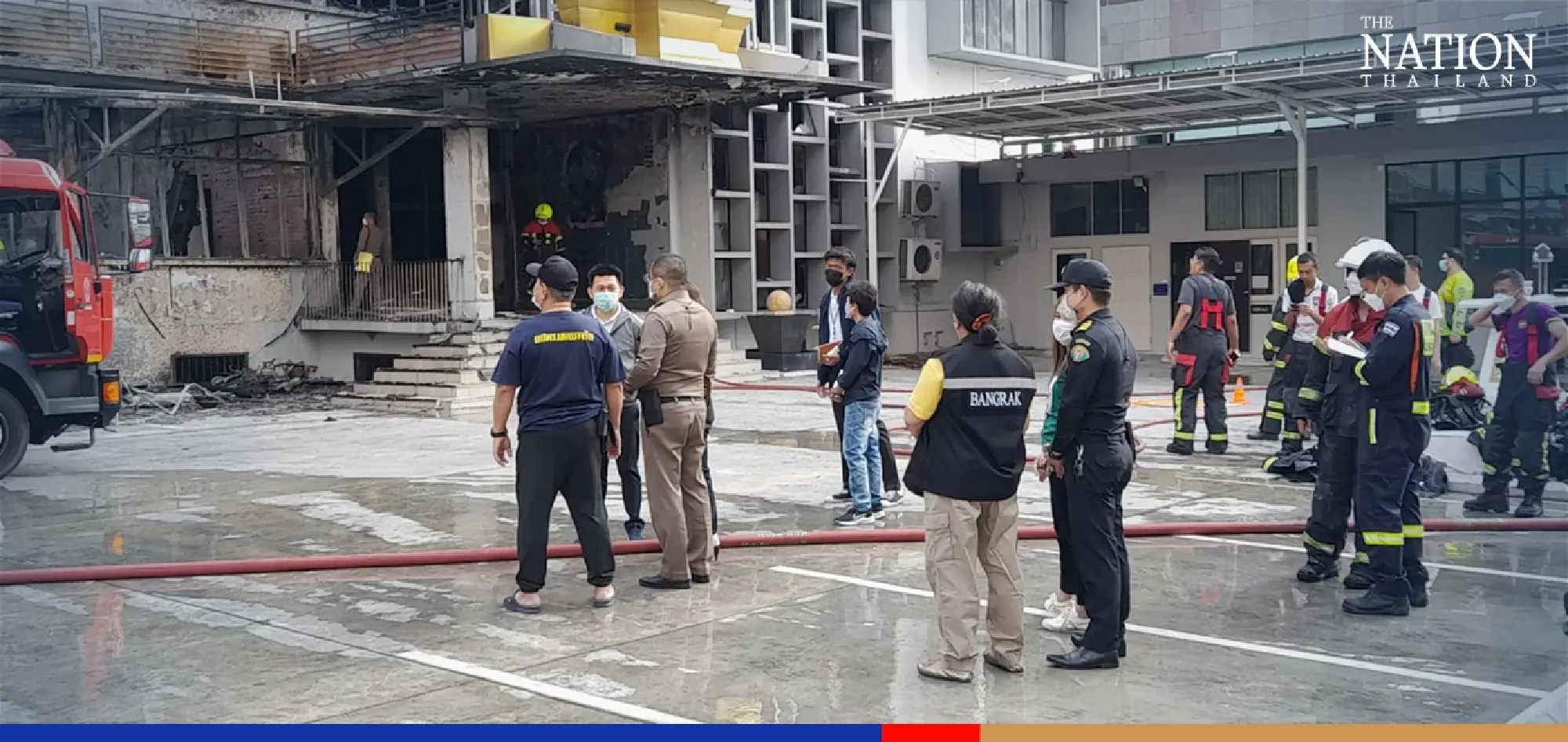 Short circuit blamed for blaze at police headquarters