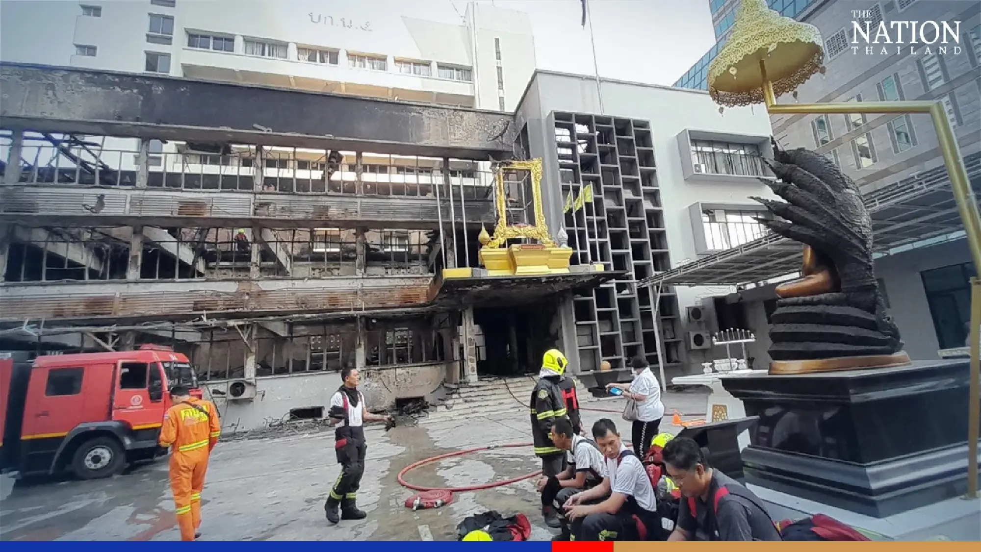 Short circuit blamed for blaze at police headquarters