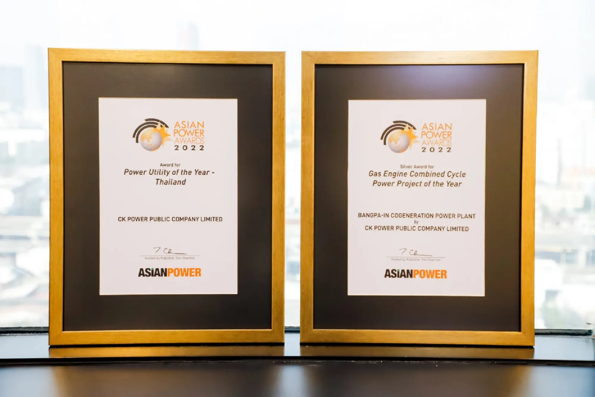 CKPower receives a brace of Asian Power Awards