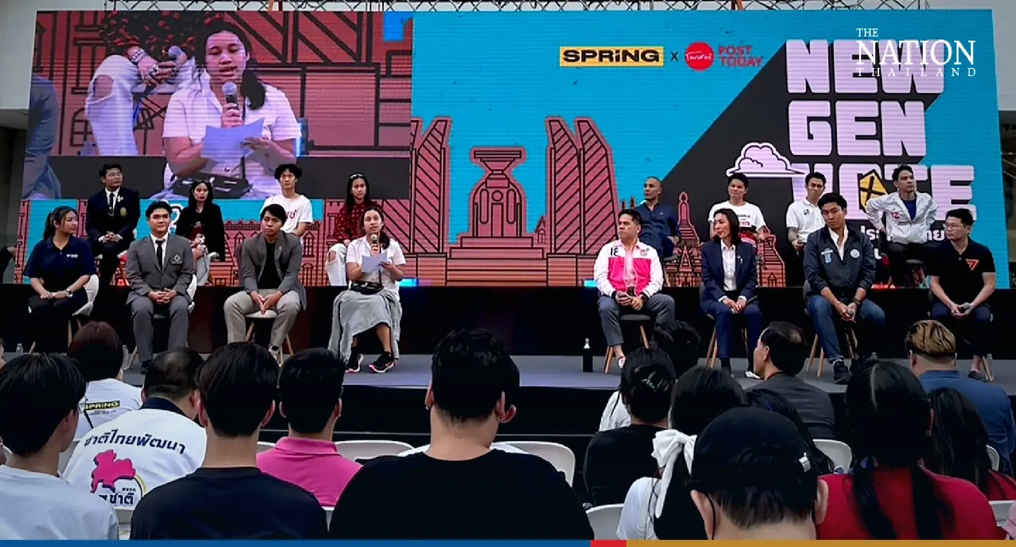 Thai politicians promote their policies for new generation at Bangkok forum