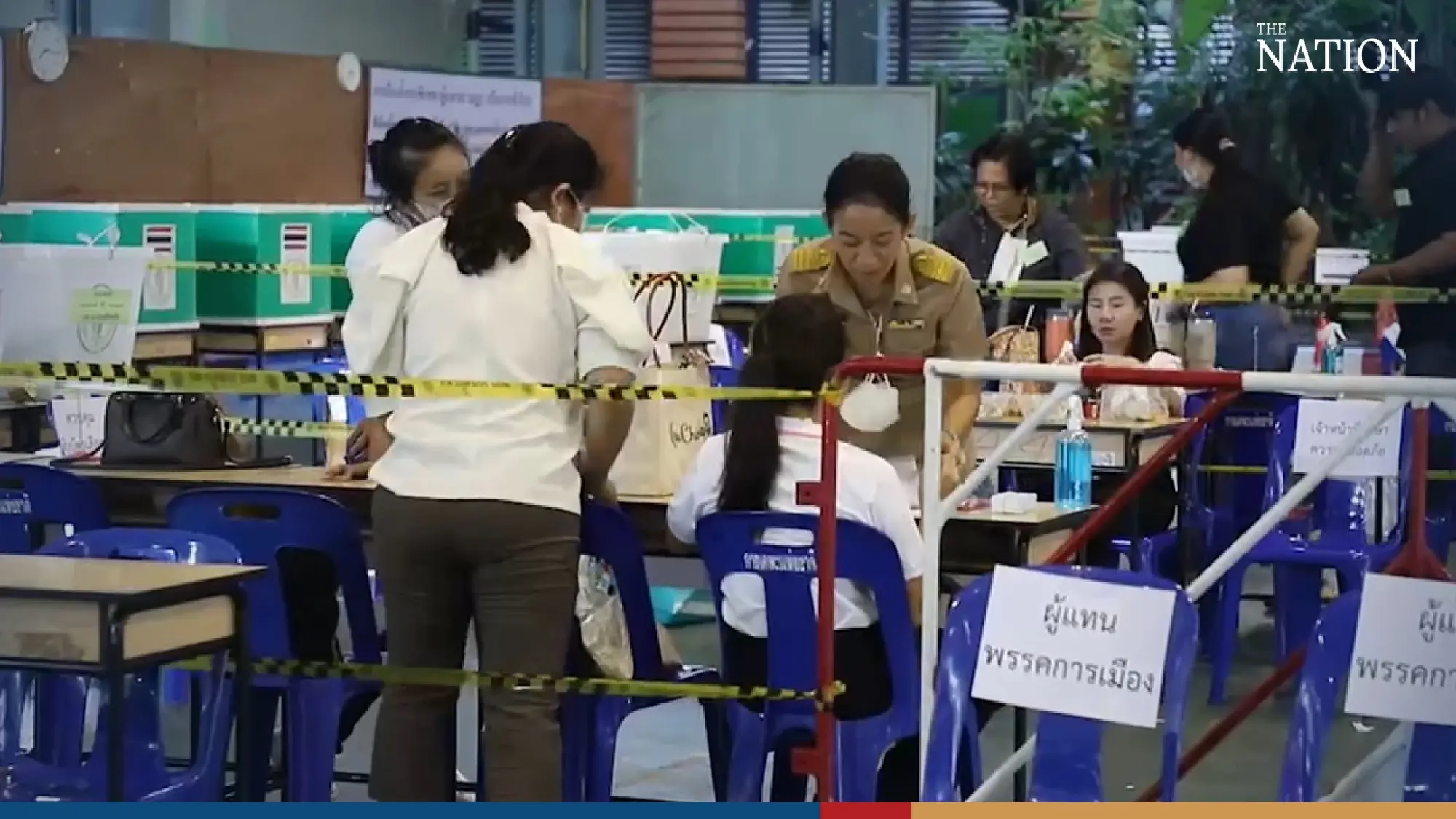 Long queues seen at Bangkok polling stations as people step out to vote