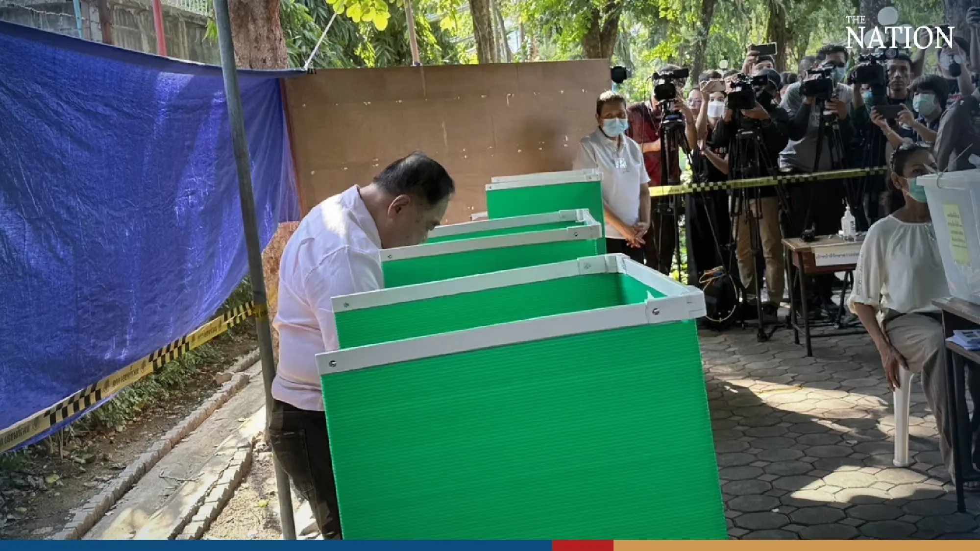 Prawit casts his vote, but says he’s not excited