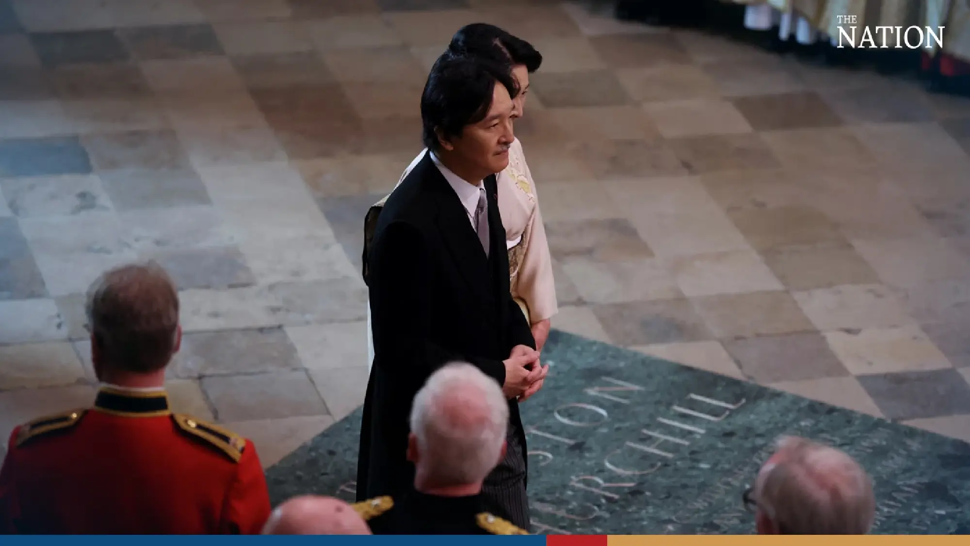 Crown Prince Fumihito and Crown Princess Kiko of Japan arrive to attend the coronation ceremony at Westminster Abbey, in London, Britain