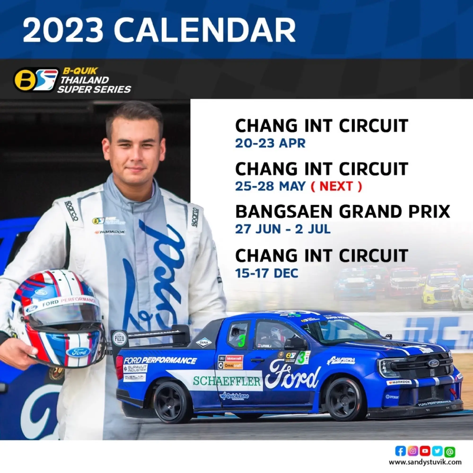 Sandy switches up 2023 racing program