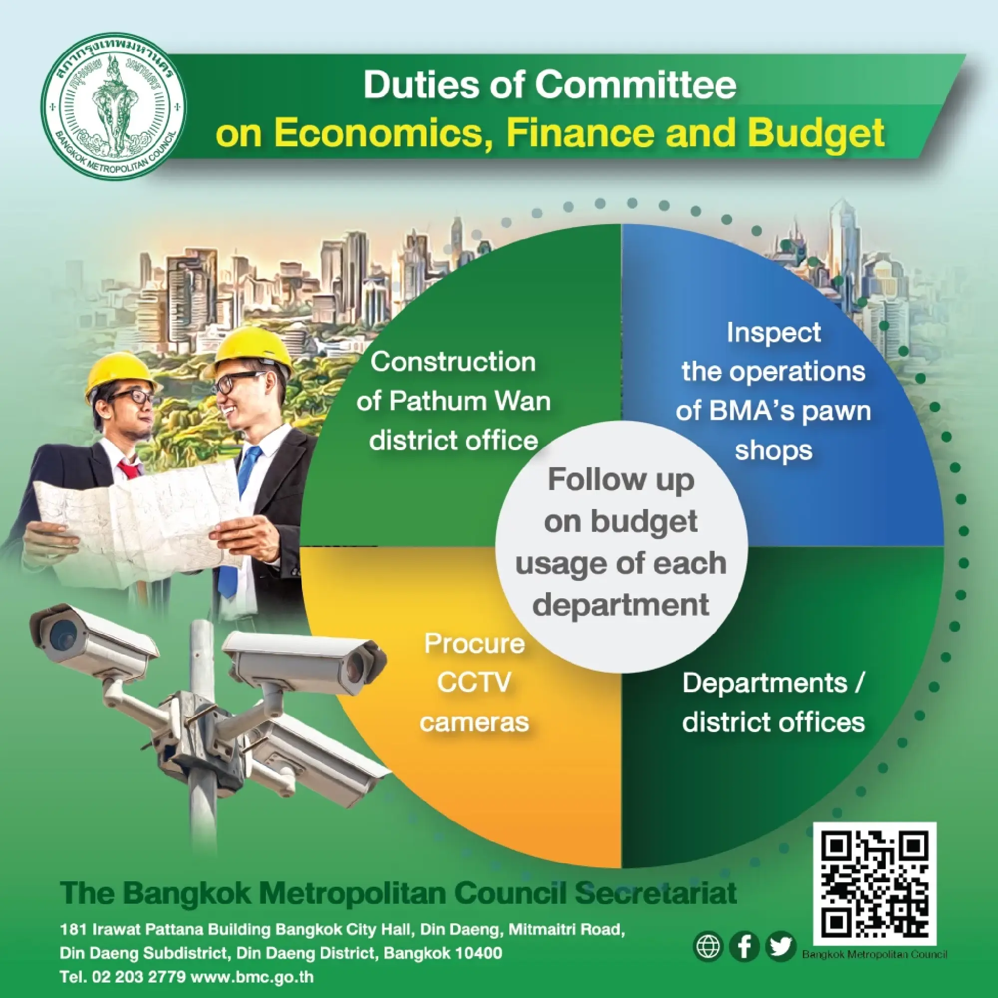 Roles of Bangkok Metropolitan Council's Committee on Economics, Finance and Budget