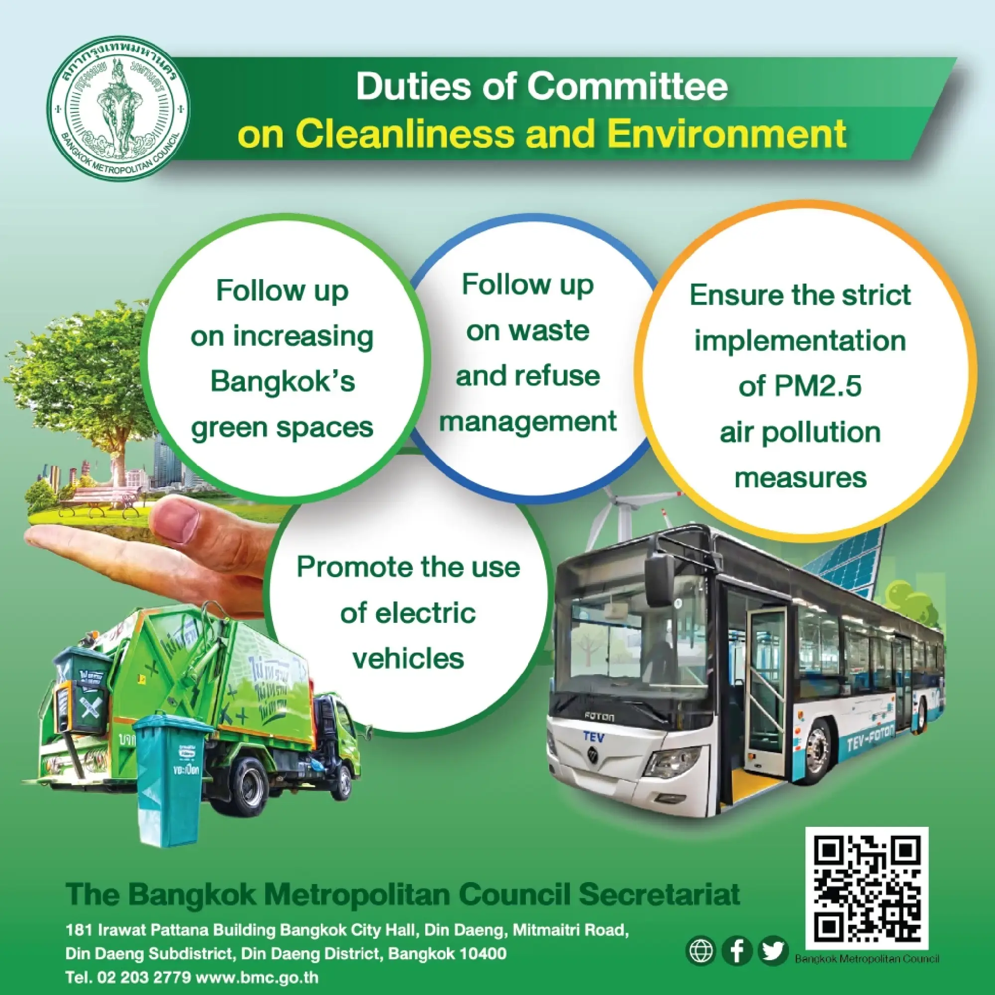 Roles of Bangkok Metropolitan Council's Committee on Cleanliness and Environment