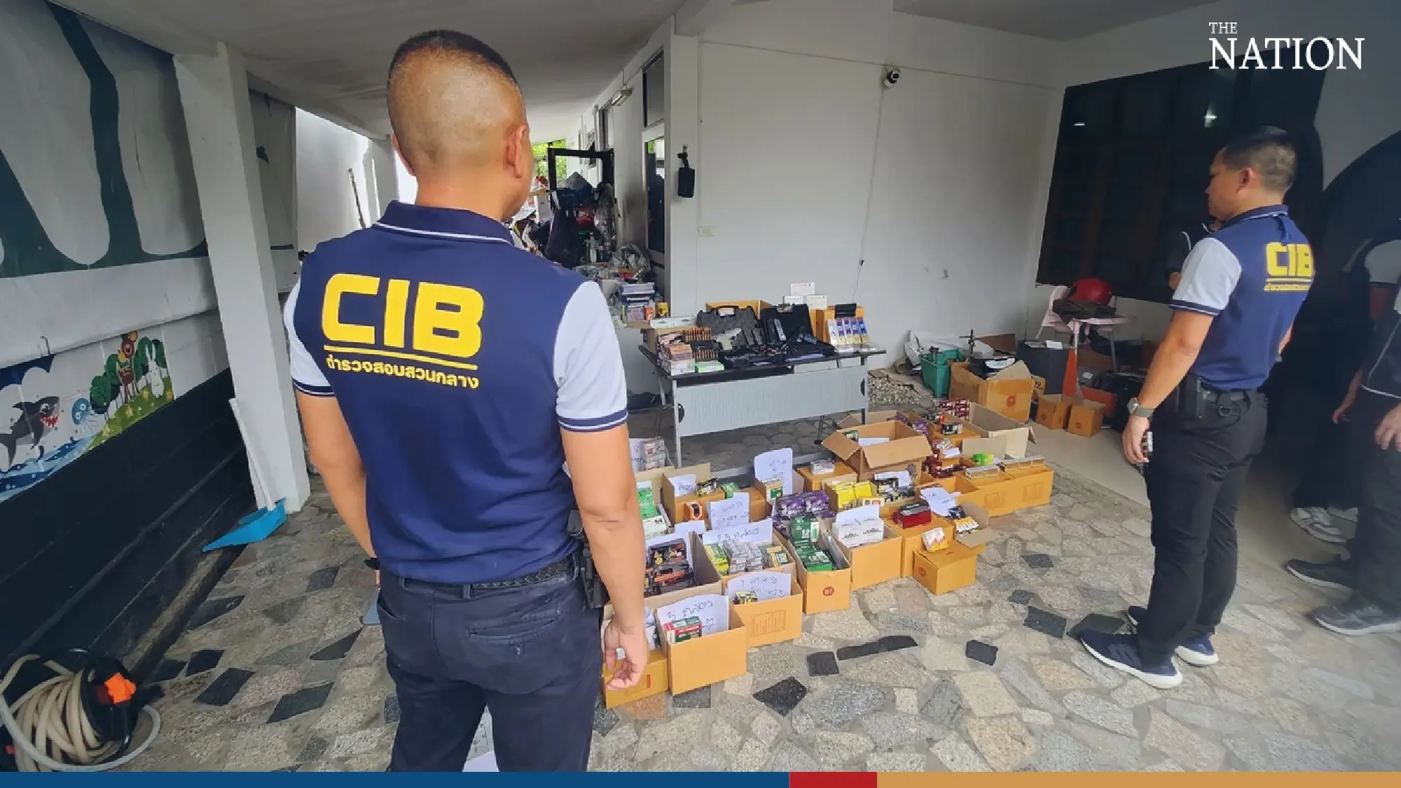 3 Thai men arrested for selling, possessing illegal firearms, ammunition
