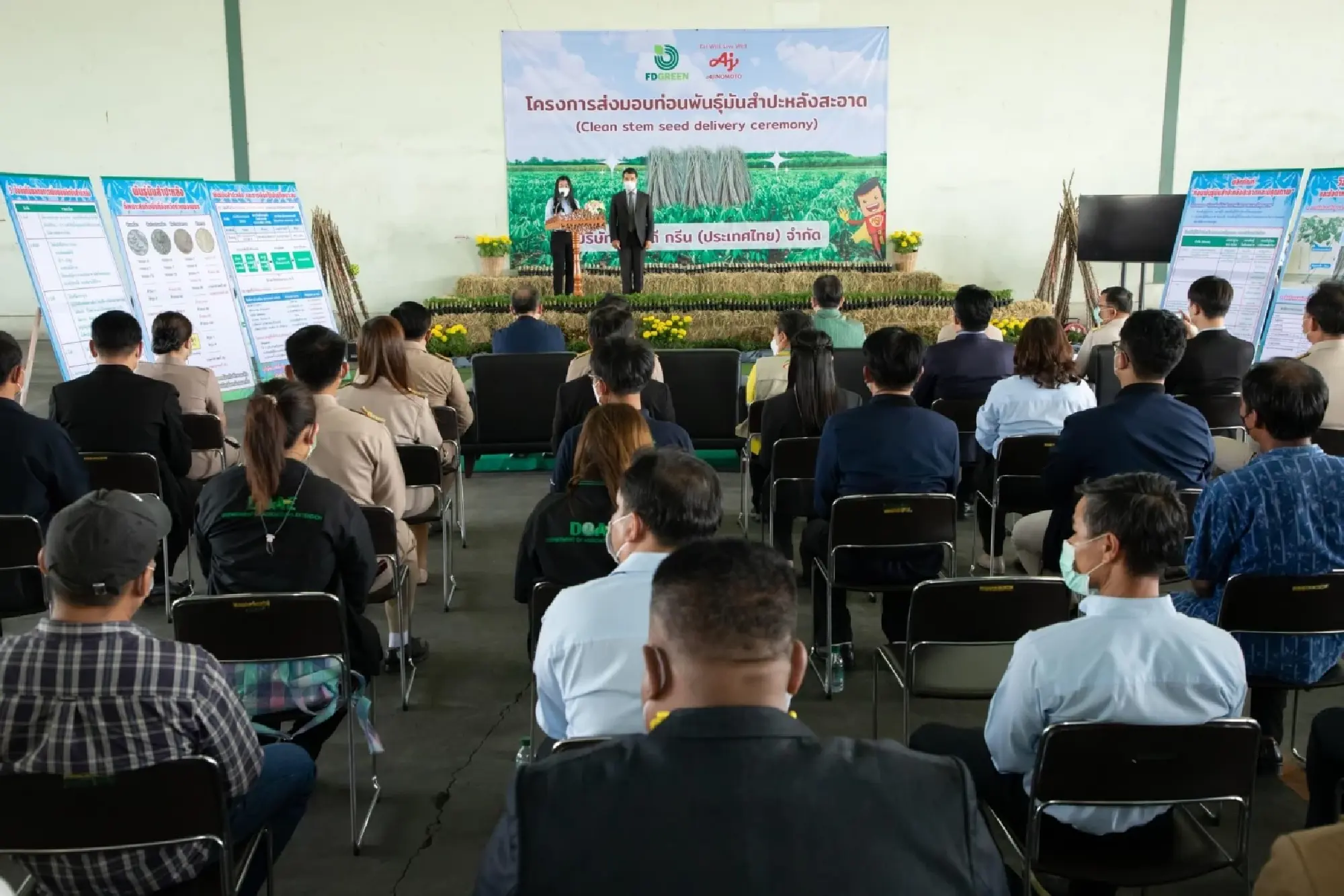 Ajinomoto develops clean and Mosaic Disease-free cassava stems, aiming to promote  the sustainable productivity of Thai farmers