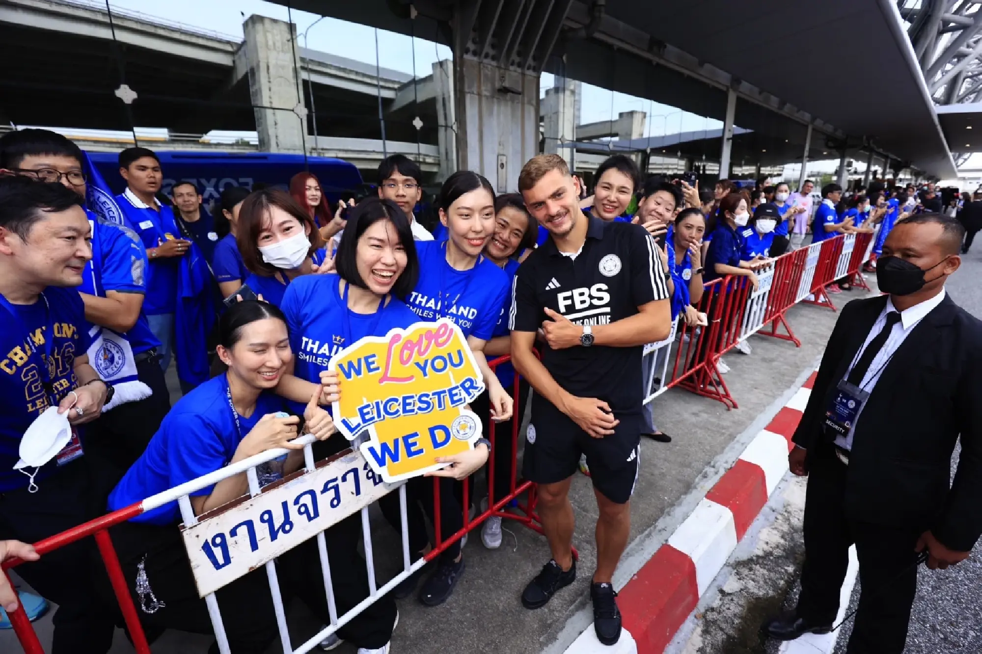 The Foxes touched down in Bangkok to face Spurs for the first time in Thailand.