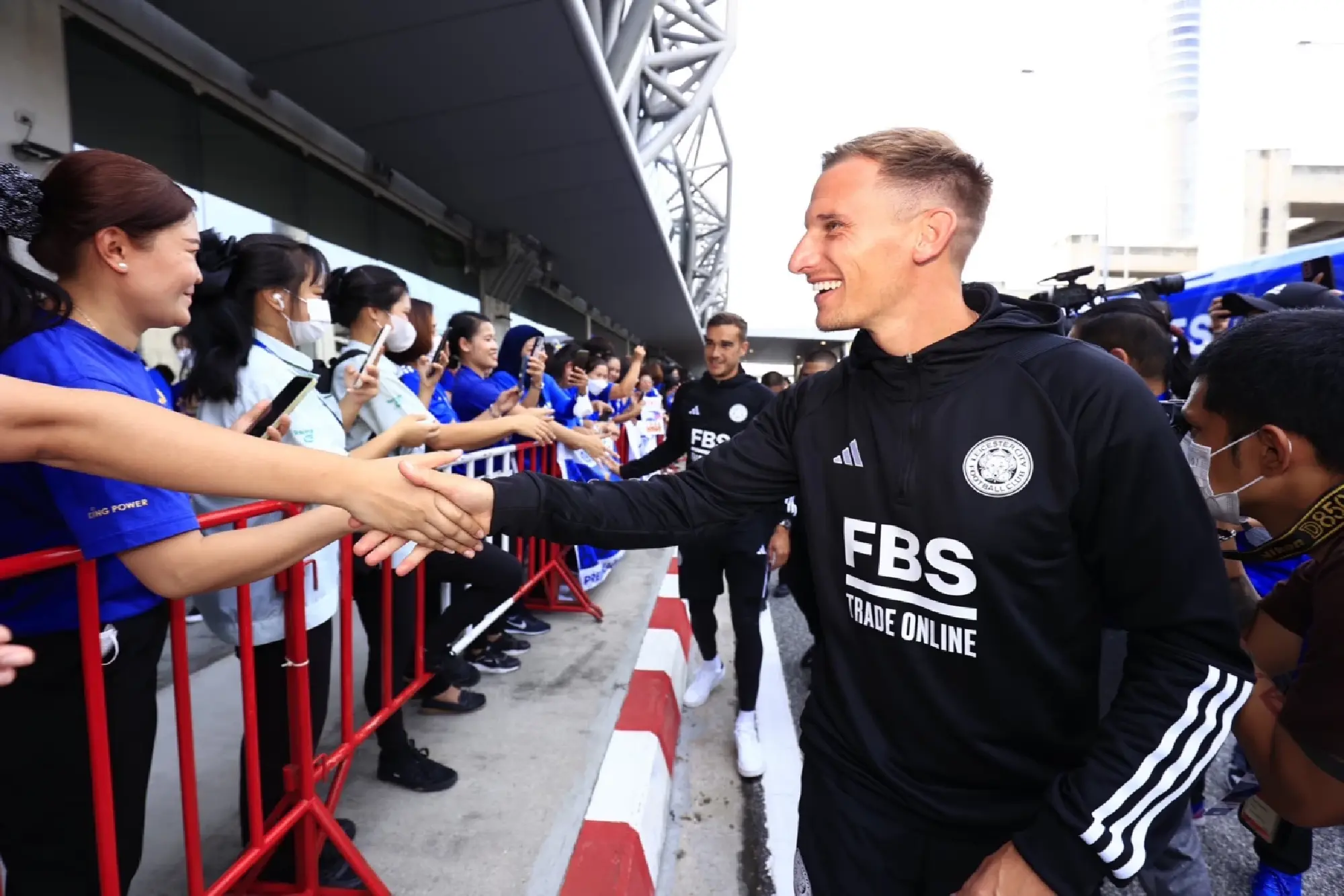 The Foxes touched down in Bangkok to face Spurs for the first time in Thailand.