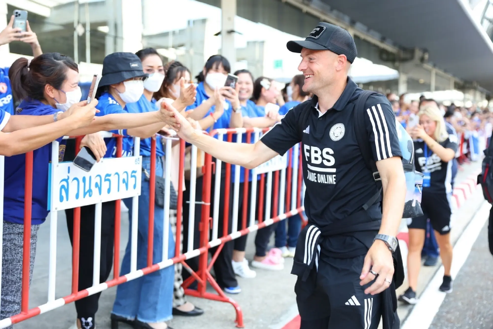 The Foxes touched down in Bangkok to face Spurs for the first time in Thailand.