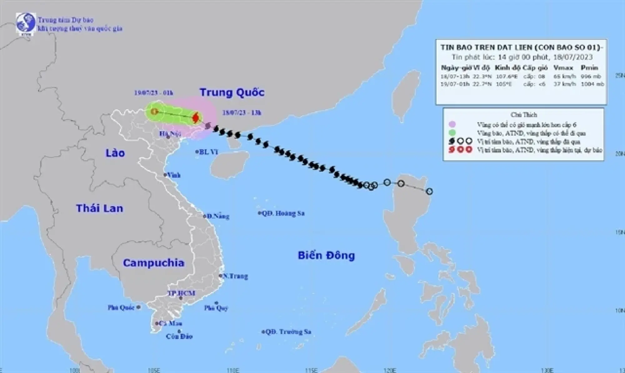 Northern region experiences heavy rainfall as Talim makes landfall in Vietnam