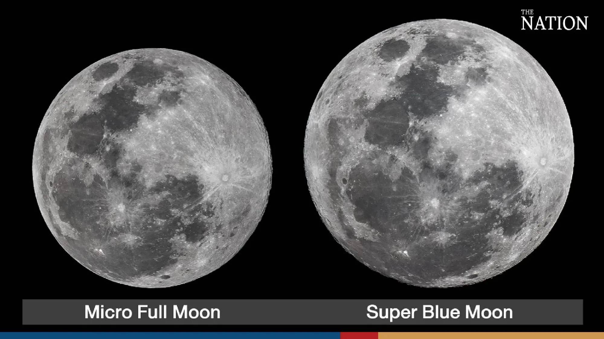 Blue moon enthralls spectators in Northern Thailand